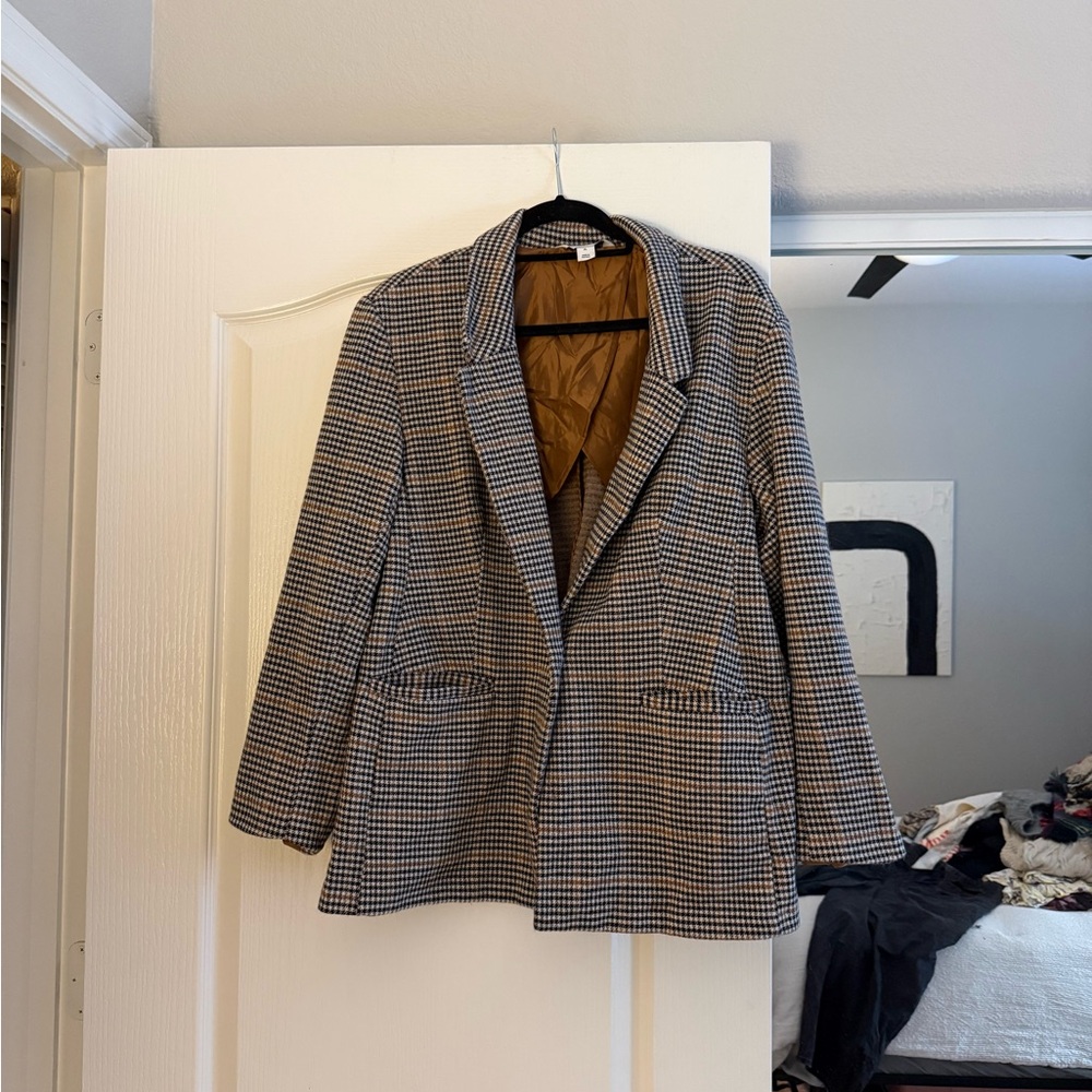 Plaid Blazer